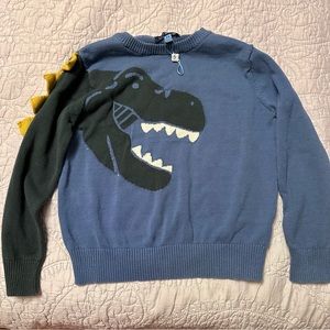 Andy and Evans boys T. rex sweater